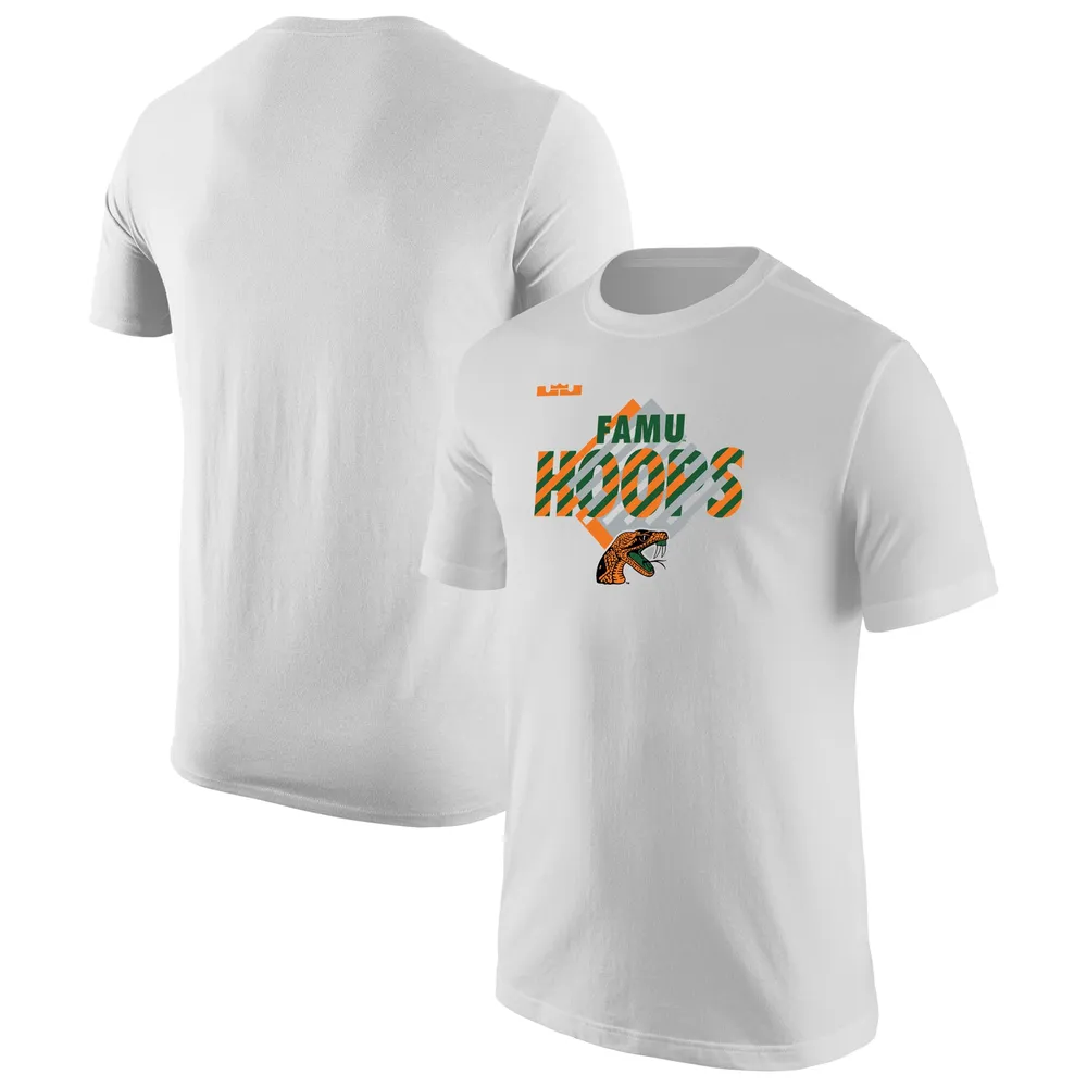 T-shirt Nike x LeBron James Florida A&M Rattlers Core pour homme, blanc