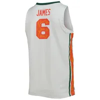 Maillot de basket-ball réplique Nike x LeBron James blanc Florida A&M Rattlers pour homme