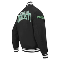 Veste entièrement zippée en laine Pro Standard noire Florida A&M Rattlers Crest pour hommes