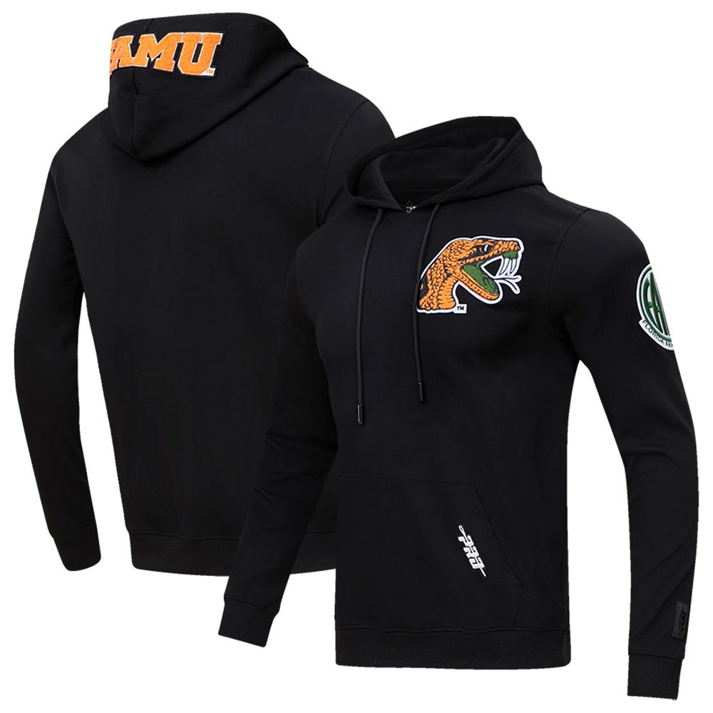 Men's Pro Standard Black Florida A&M Rattlers University Classic Pullover Hoodie