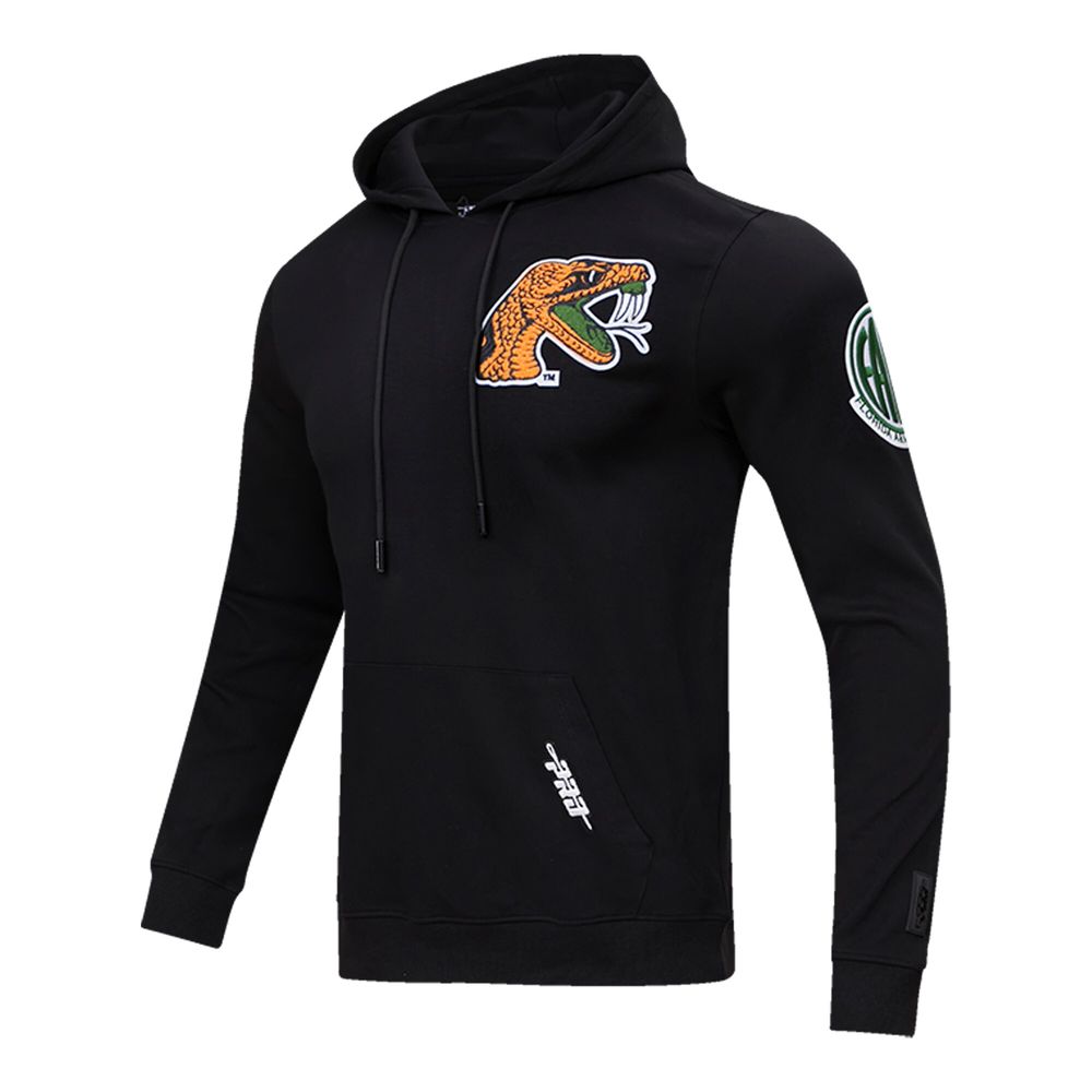 Men's Pro Standard Black Florida A&M Rattlers University Classic Pullover Hoodie