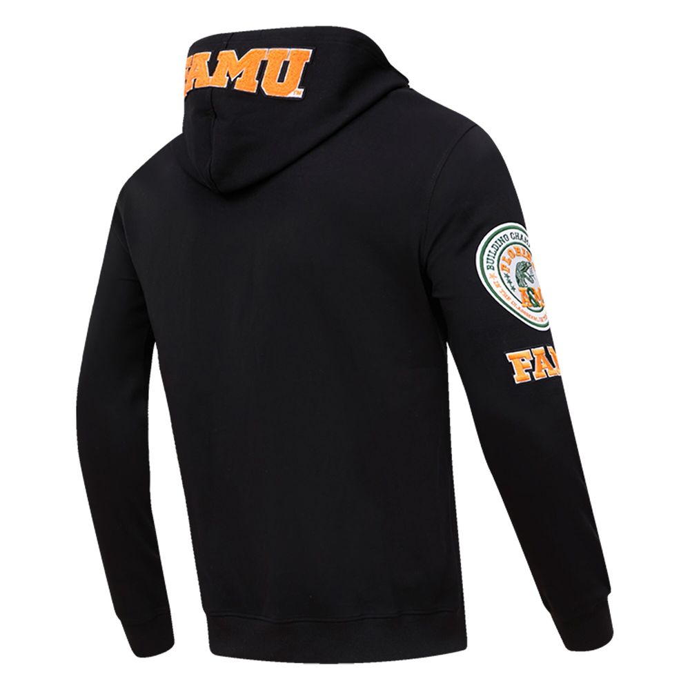 Men's Pro Standard Black Florida A&M Rattlers University Classic Pullover Hoodie