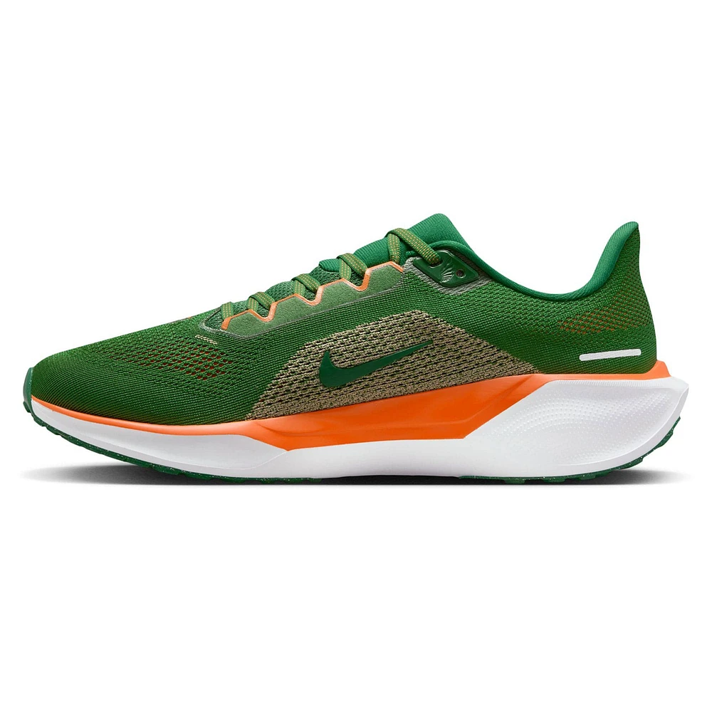 Chaussures de course Nike Zoom Pegasus 41 vertes unisexes Florida A&M Rattlers