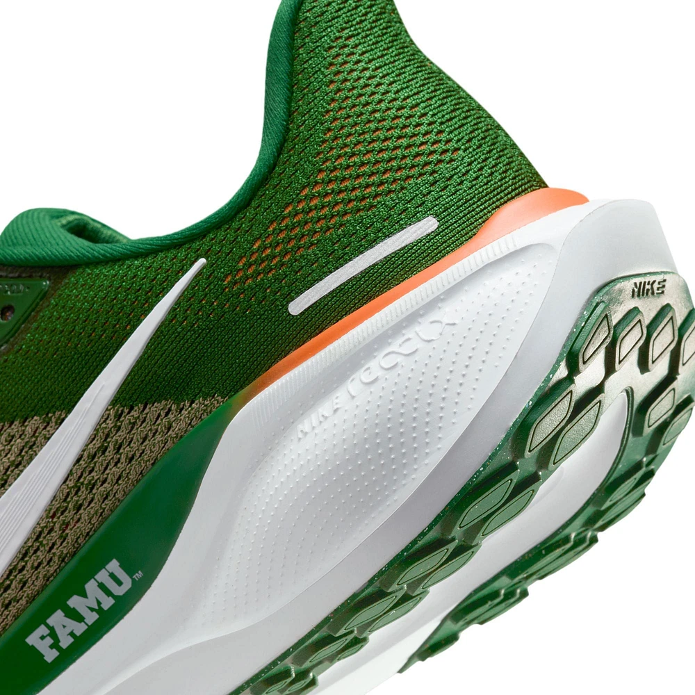 Chaussures de course Nike Zoom Pegasus 41 vertes unisexes Florida A&M Rattlers