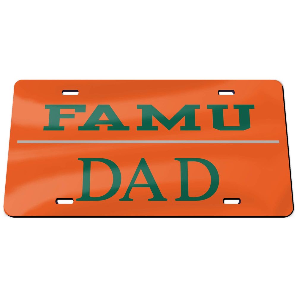 WinCraft Florida A&M Rattlers Dad Classic License Plate