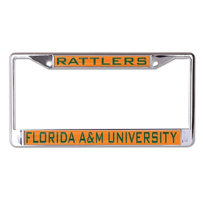 WinCraft Florida A&M Rattlers S/L School Cadre de plaque d'immatriculation imprimé