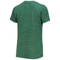 Women's Nike x LeBron James Heathered Green Florida A&M Rattlers Basketball Varsity T-Shirt