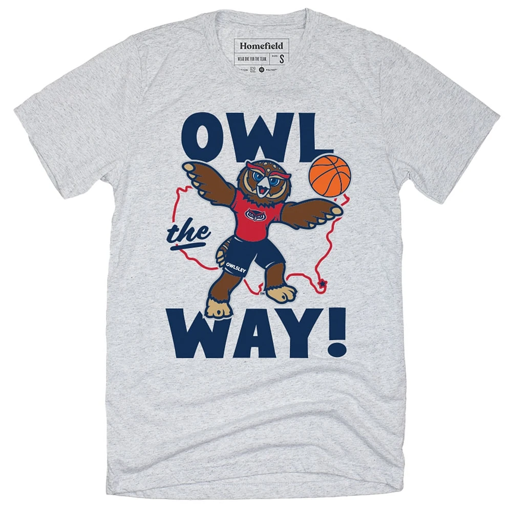 Homefield Gris Florida Atlantic Owls Owl The Ways T-Shirt