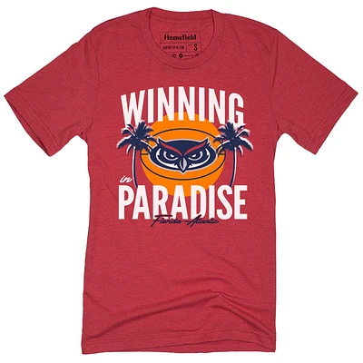 Homefield Rouge Florida Atlantic Owls Winning Paradise T-Shirt