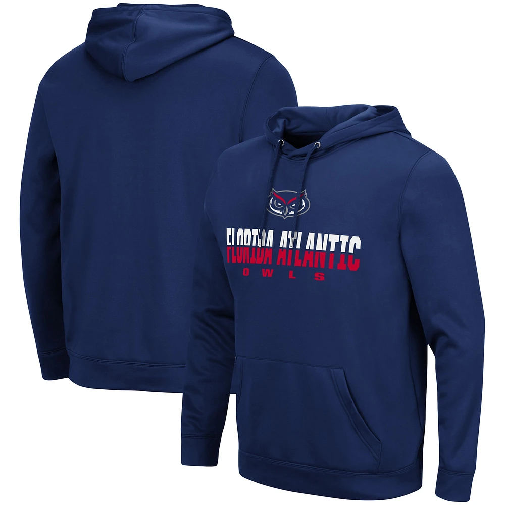 Sweat à capuche lanterne Colosseum Navy Florida Atlantic Owls pour hommes