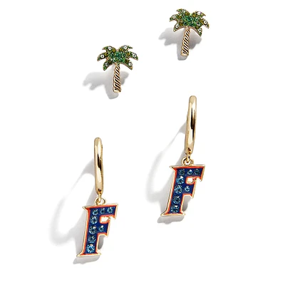 Ensemble de deux boucles d'oreilles BaubleBar Florida Gators