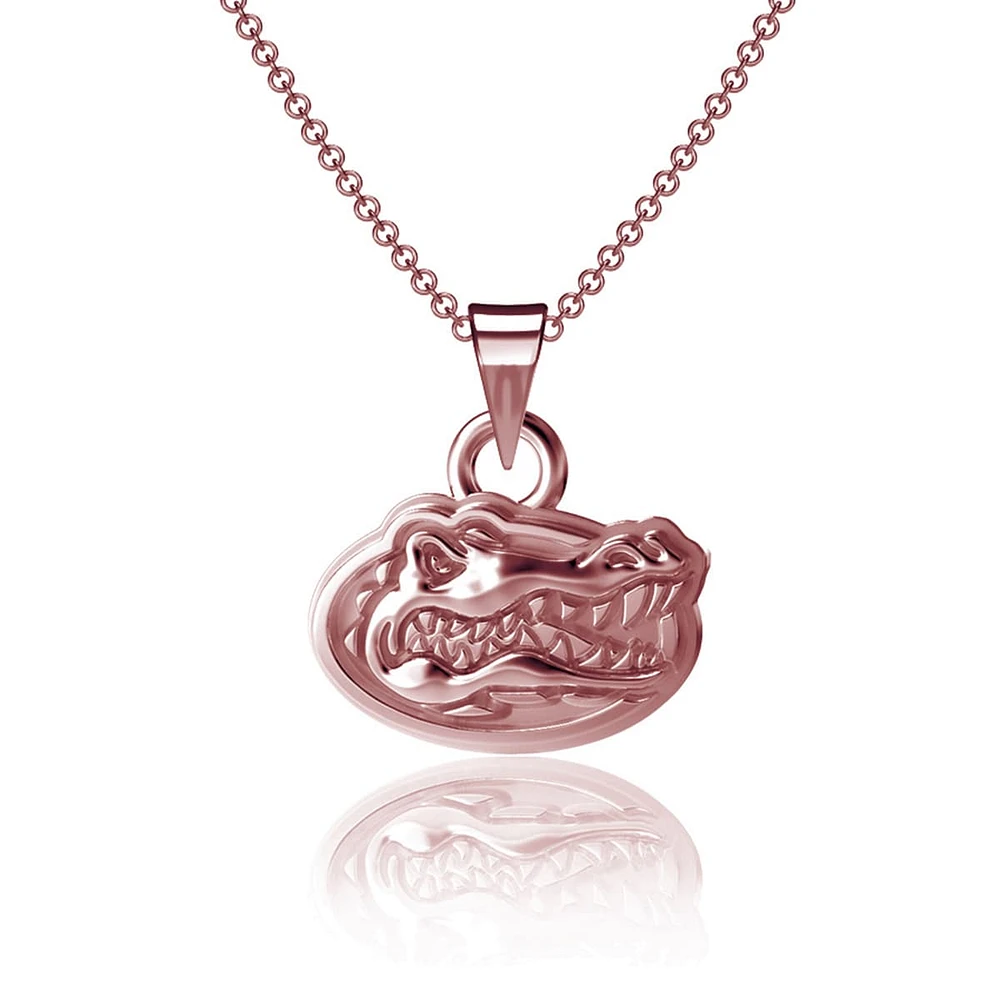 Dayna Designs Florida Gators Rose Gold Pendant Necklace