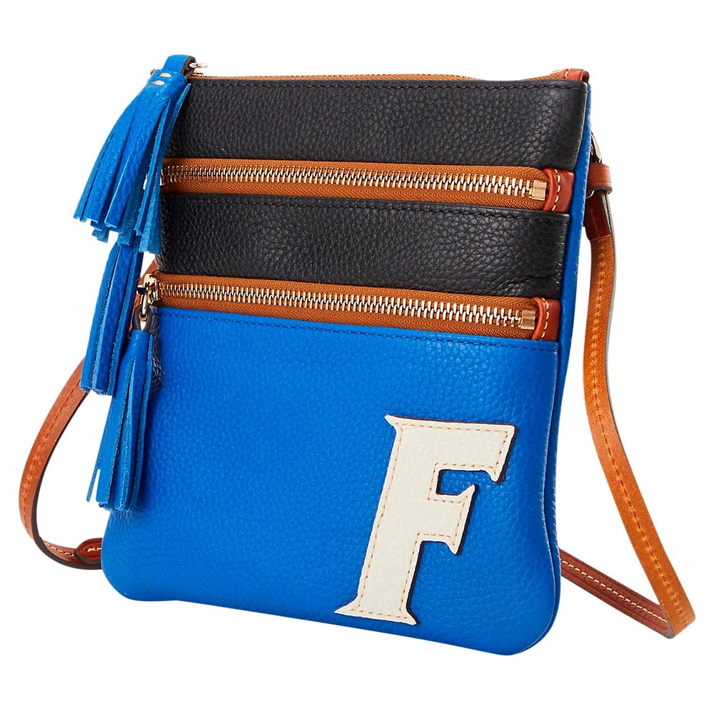 Dooney & Bourke Florida Gators Infield Sac à bandoulière à triple fermeture éclair