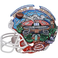 Emmitt Smith Florida Gators Autographed Riddell VSR4 Mini Helmet - Art by Charles Fazzino - GL68085455