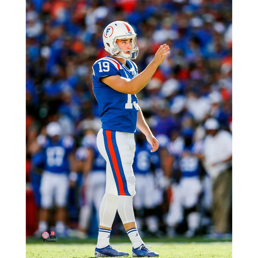 Evan McPherson Cincinnati Bengals Unsigned Kicks in Snow Photograph