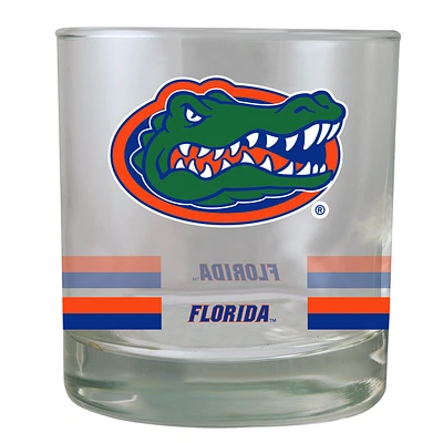 Florida Gators 10oz. Banded Rocks Glass