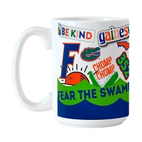 Alligators de Floride 15 oz. Tasse en céramique indigène