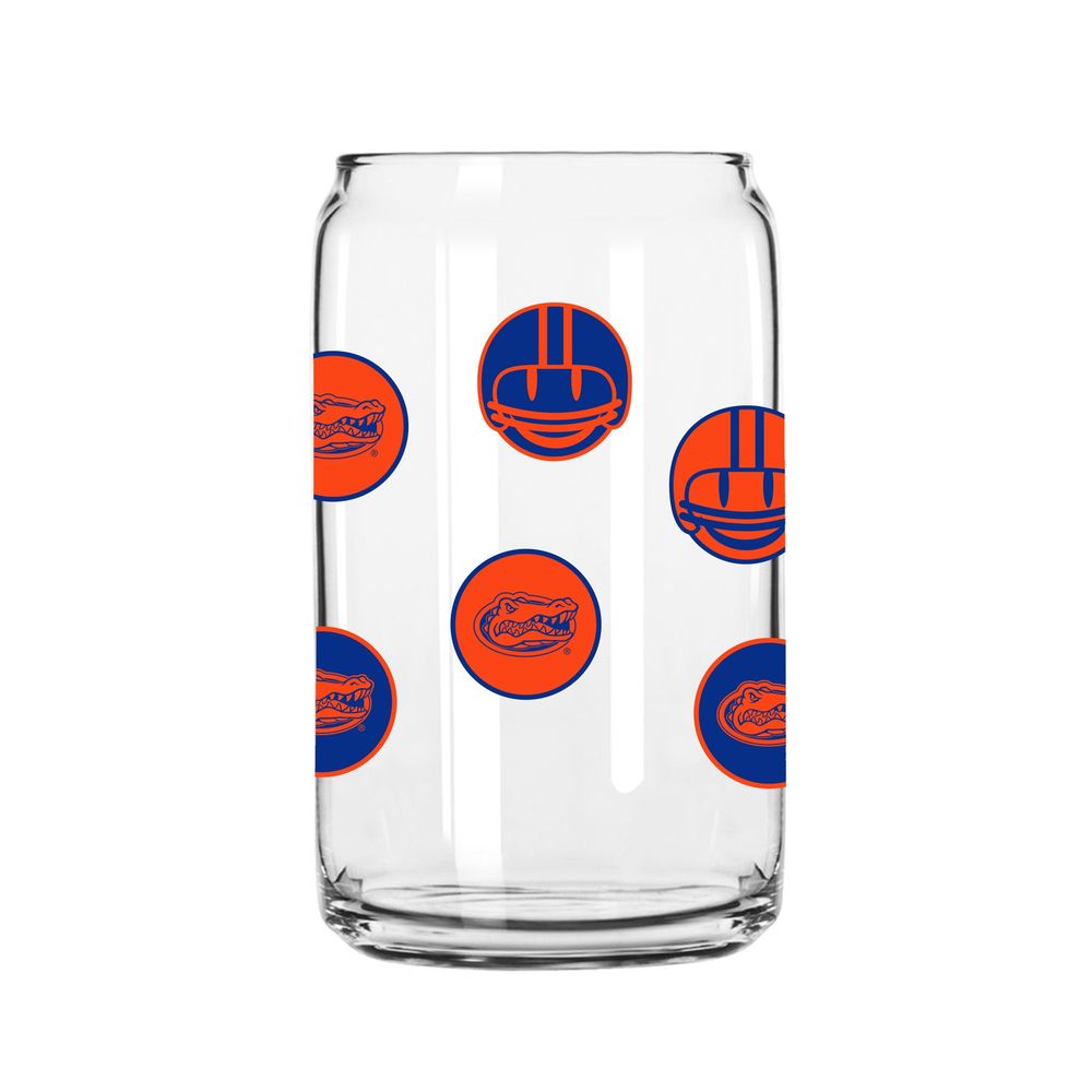 Florida Gators 16oz. Smiley Can Glass