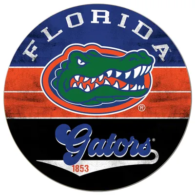 Florida Gators 20'' x 20'' Retro Logo Circle Sign