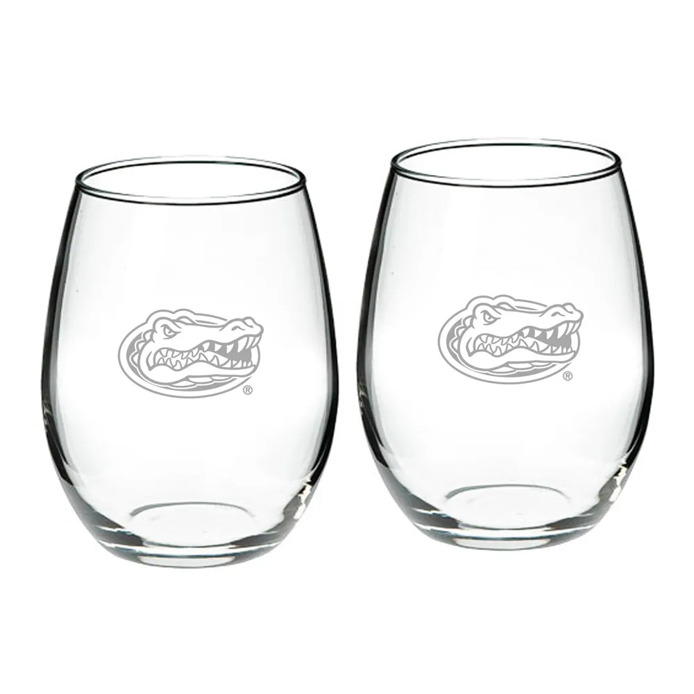 Florida State Seminoles Primary Team Logo 22oz. 2-Piece Luigi Bormioli  Titanium Robusto Wine Glass Set