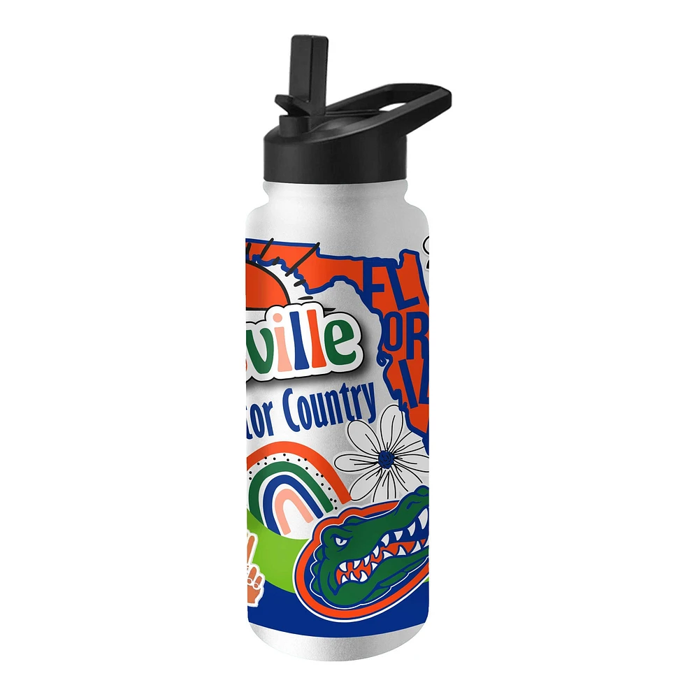 Alligators de Floride 34 oz. Bouteille Quencher native