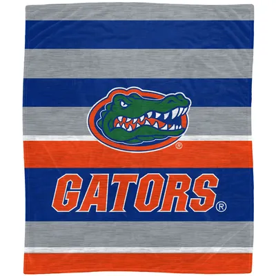 Florida Gators 50'' x 60'' Stripe Flannel Fleece Blanket