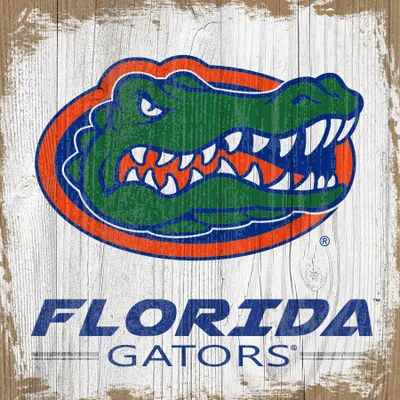 Florida Gators 6'' x 6'' Team Logo Block