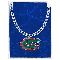 Couverture sherpa en flanelle à chaîne de ventilateur Florida Gators 60'' x 80''