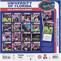 Mini calendrier mural 2024 Florida Gators 7'' x 7''