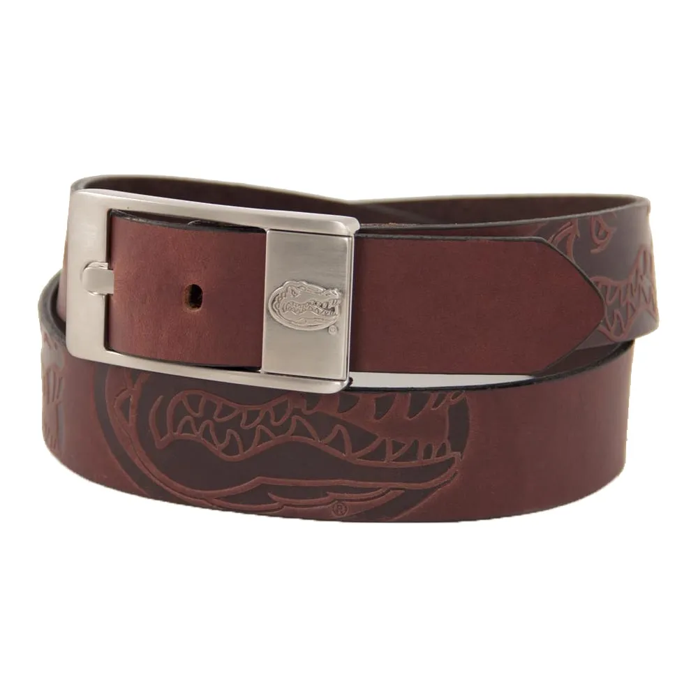 Ceinture en cuir Brandish Gators de Floride - Marron