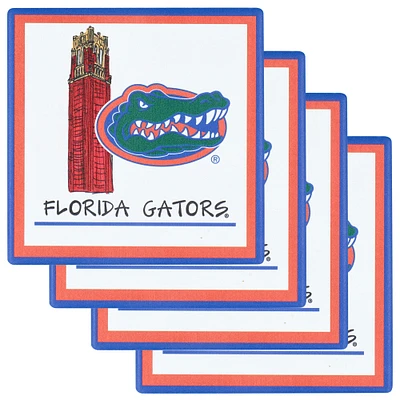 Ensemble de quatre sous-verres Florida Gators