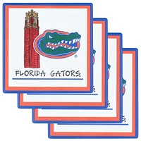 Ensemble de quatre sous-verres Florida Gators