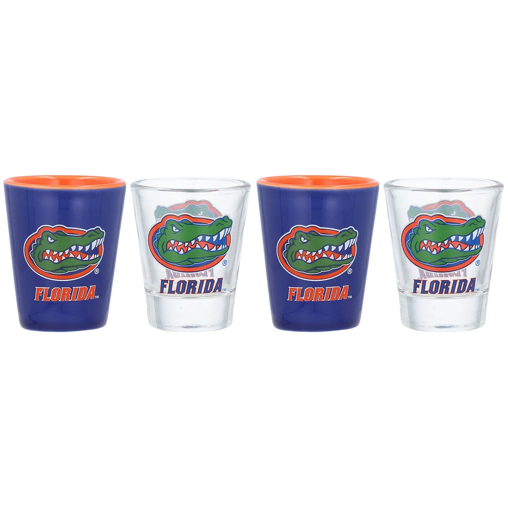 Ensemble de quatre verres à shot Florida Gators