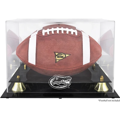 Florida Gators Golden Classic Logo Football Display Case with Mirror Back