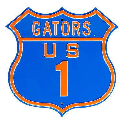 Florida Gators Steel Route Sign