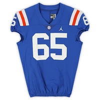 Maillot rétro bleu n°65 des Florida Gators émis par l'équipe des saisons de football NCAA 2020-21