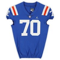 Florida Gators Team-Issued #70 Blue Throwback Jersey from the 2020-21 NCAA Football Seasons