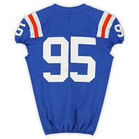 Florida Gators Team-Issued #95 Royal Throwback Jersey from the 2020-21 NCAA Football Seasons