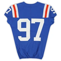 Florida Gators Team-Issued #97 Blue Throwback Jersey from the 2020-21 NCAA Football Seasons