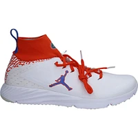 Florida Gators Team-Issued White/Orange Jordan Vapor 2 Turf Shoes from the 2020 NCAA Season - 9