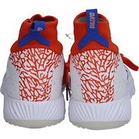 Florida Gators Team-Issued White/Orange Jordan Vapor 2 Turf Shoes from the 2020 NCAA Season - 9