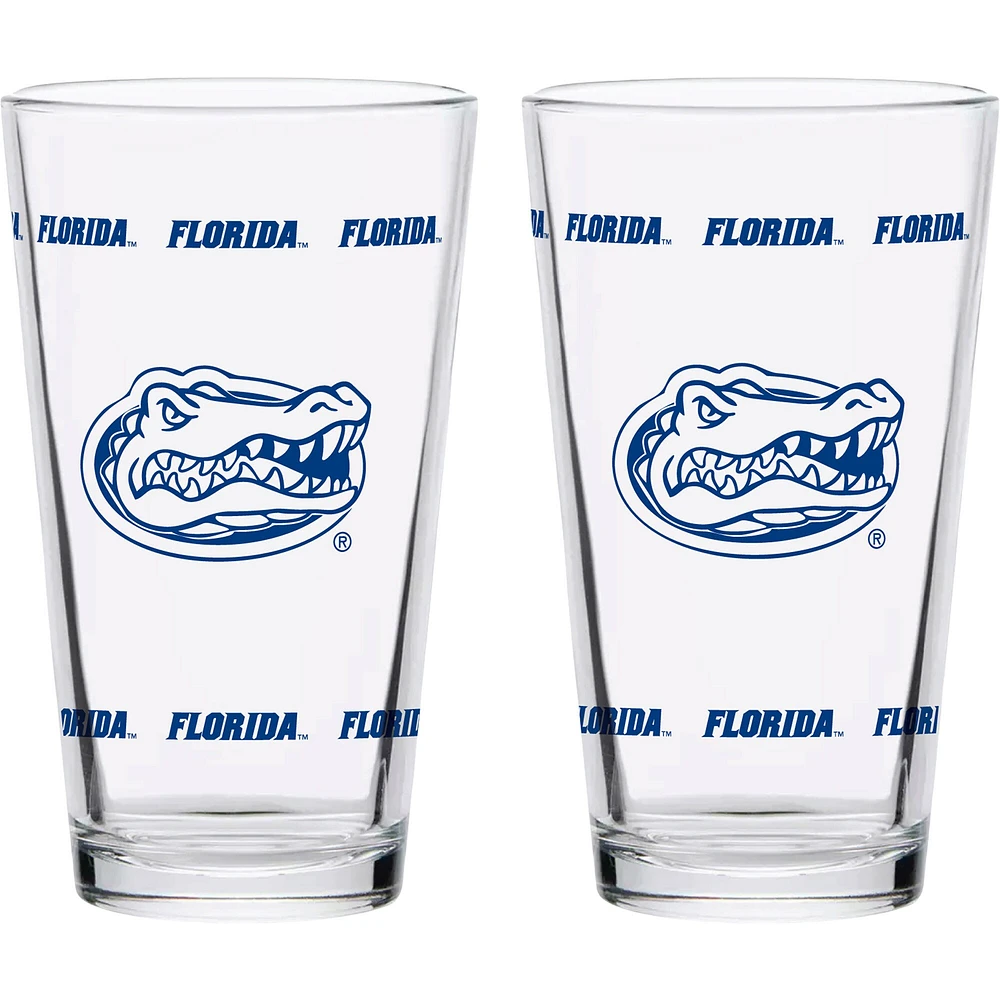 Florida Gators Knockout 16 oz. Ensemble de verres à pinte