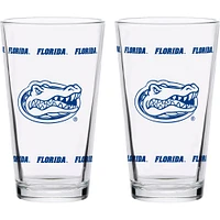 Florida Gators Knockout 16 oz. Ensemble de verres à pinte