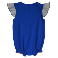 Girls Newborn & Infant Royal/Heather Gray Florida Gators All The Love Bodysuit Bib Booties Set