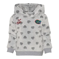 Girls Preschool Gray/Royal Florida Gators Heart to Hoodie & Leggings Set