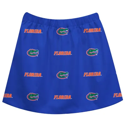 Florida Gators Girls Toddler All Over Print Skirt - Royal