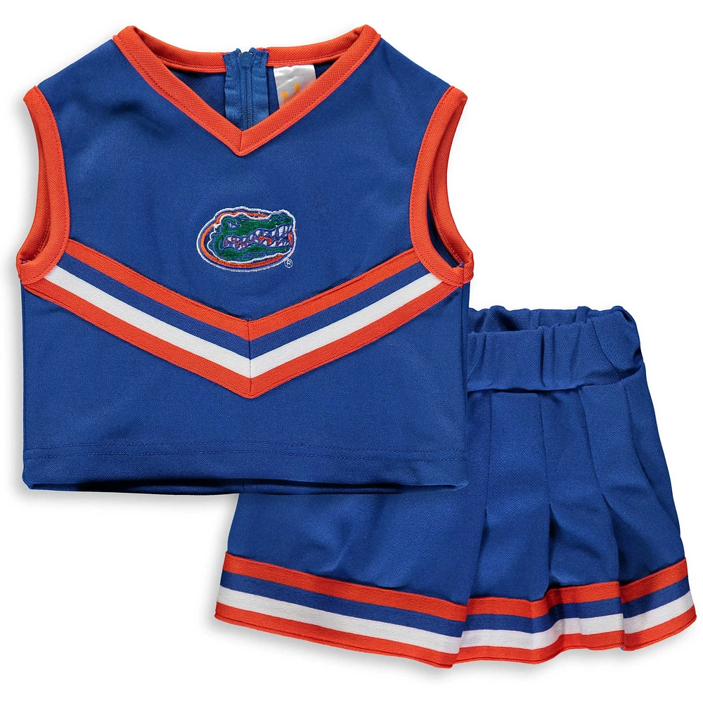 Ensemble d'encouragement deux pièces Royal Florida Gators pour tout-petits filles