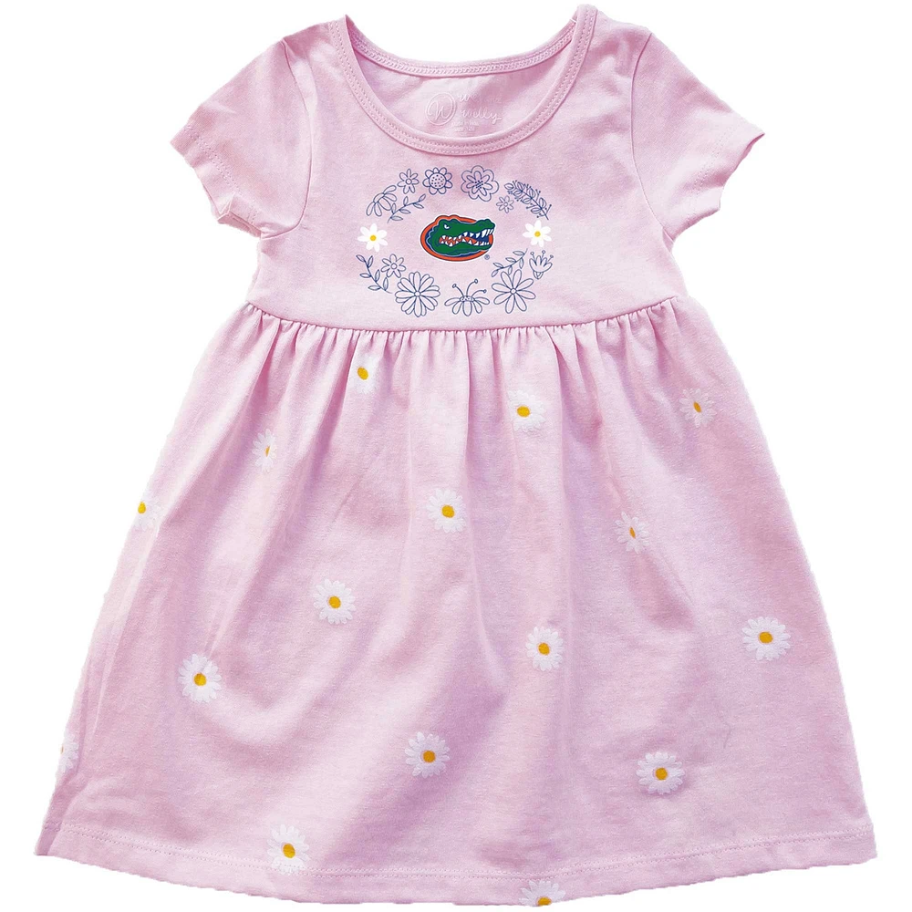 Girls Toddler Wes & Willy Pink Florida Gators Daisy Dress