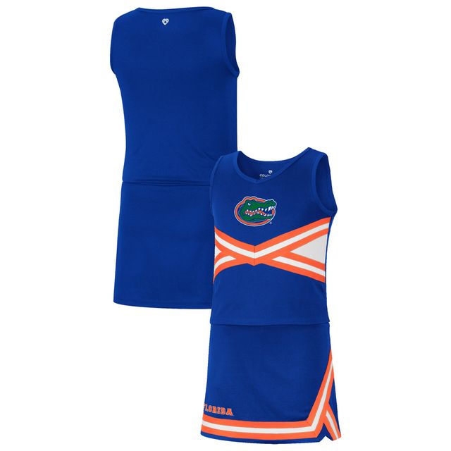 Girls Youth Colosseum Royal Florida Gators Carousel Ensemble de pom-pom girl