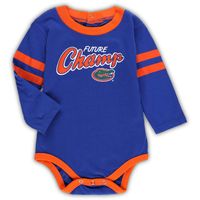 Infant Royal/Orange Florida Gators Little Kicker Long Sleeve Bodysuit and Sweatpants Set